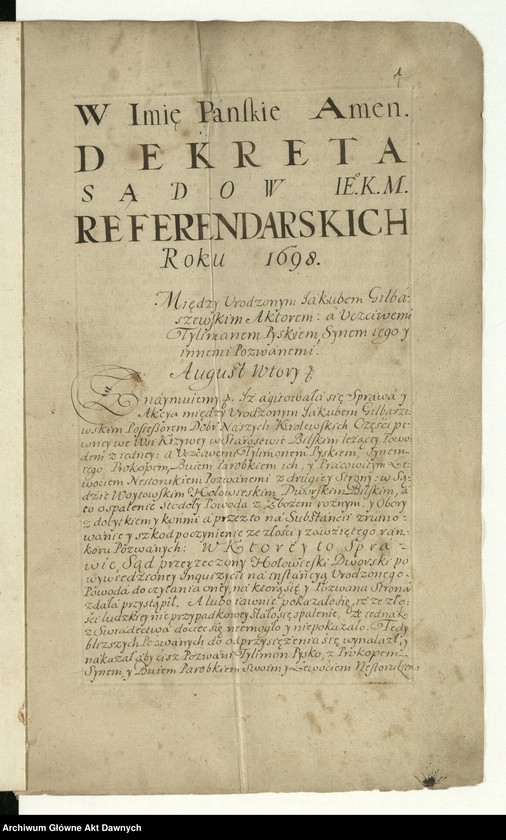 Obraz 12 z kolekcji "Referendaria Koronna111"