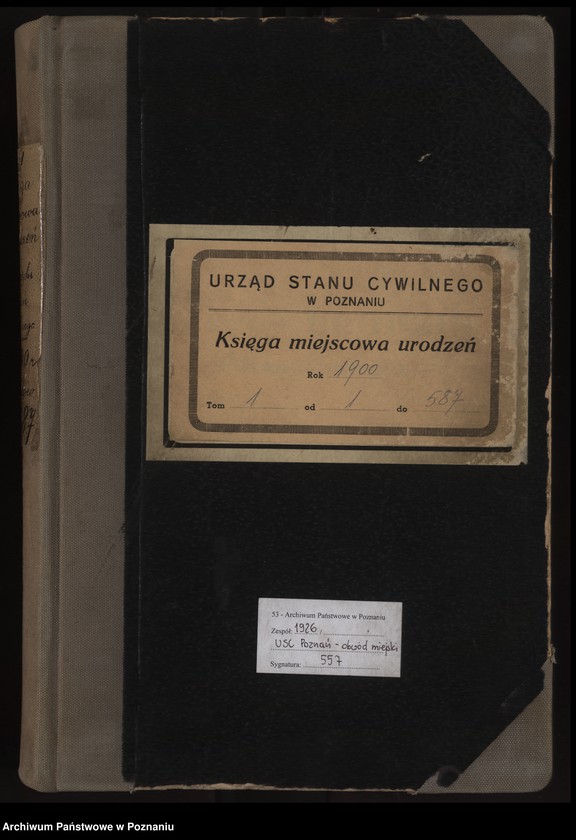 Obraz 2 z jednostki "Księga miejscowa urodzeń"