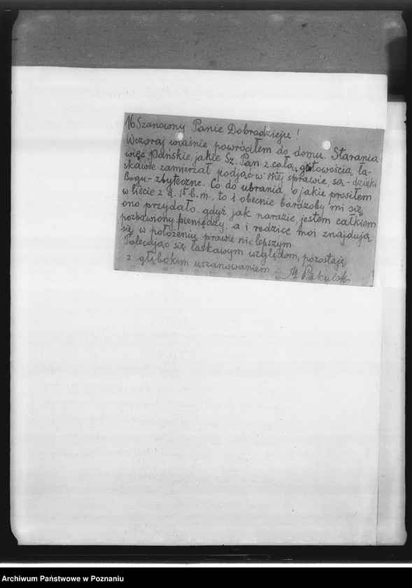 Obraz 20 z jednostki "Królestwo Polskie [korespondencja i sprawozdania z działalności różnych towarzystw z terenu Królestwa Polskiego, między innymi Polskiego Towarzystwa Pomocy dla Ofiar Wojny.]"