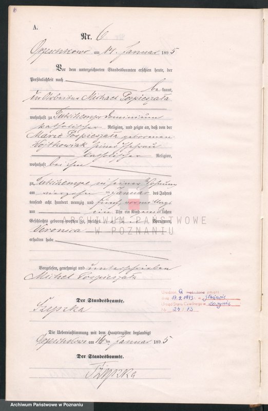 Obraz 9 z jednostki "Księga urodzeń"