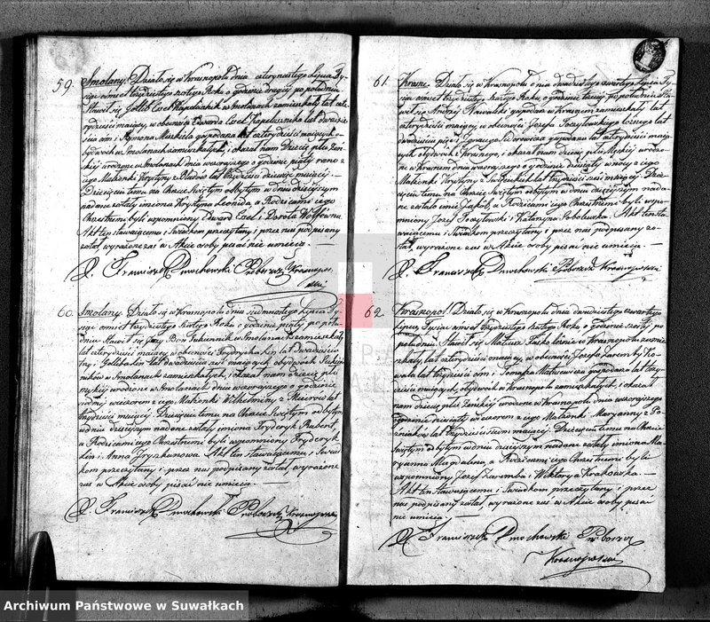image.from.unit.number "Duplikat Narodzonych, Zaślubionych i Zeszłych w Parafii Krasnopolskiey z Roku 1836."