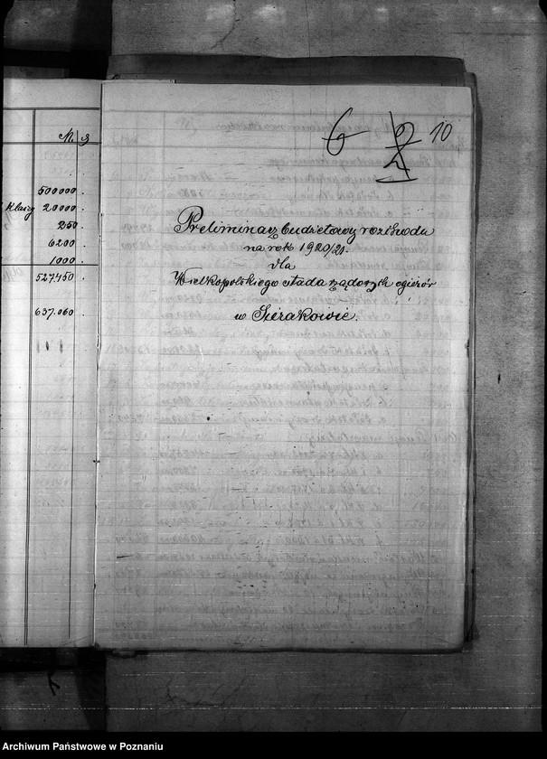 Obraz 14 z jednostki "Budżet Stadnin na rok 1921"