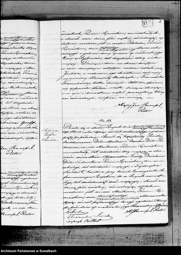 image.from.unit.number "Duplikat aktów Stanu Cywilnego urodzeń, małżeństw i zejść Parafii Ewangelicko-Reformowanej Serejskiej na rok 1860"