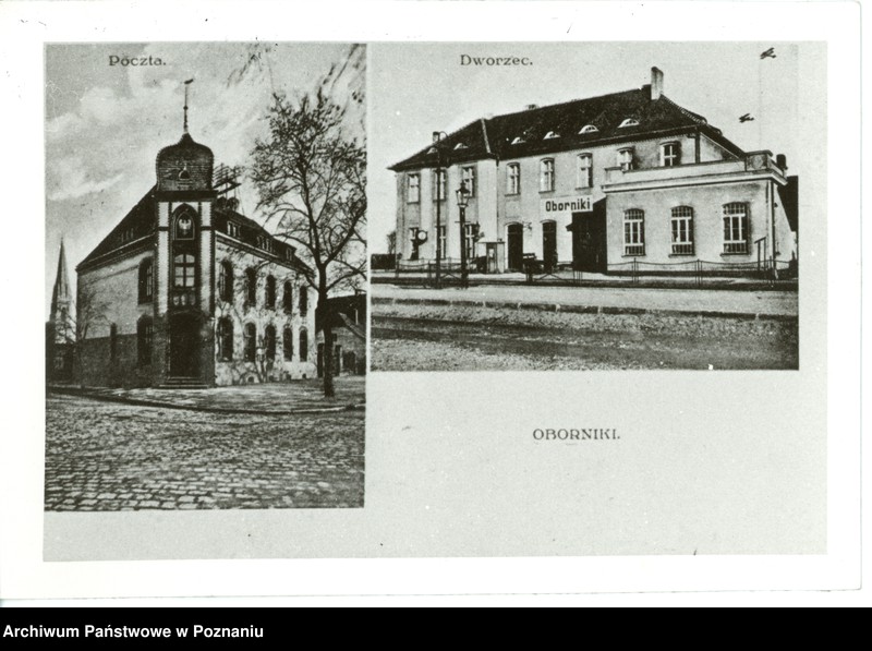 Obraz 1 z jednostki "Oborniki - poczta, dworzec"