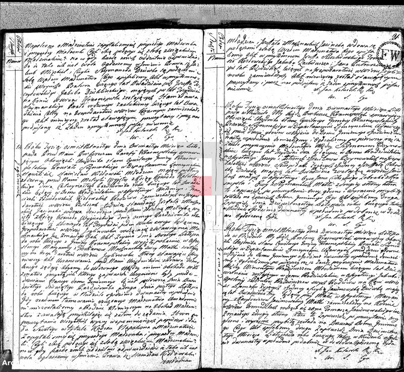 image.from.unit.number "Akta Gminy Krasnopolskiey Pttu Seyn. Depptu Łomżyńskiego 1815. Małżeństwa."