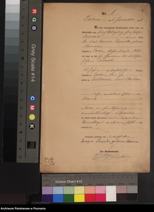 Obraz 4 z jednostki "Księga zgonów t. I"