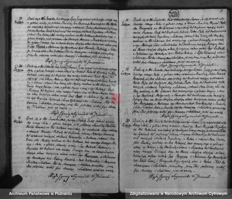 Obraz 8 z jednostki "Akta urodzeń, małżeństw i zgonu"