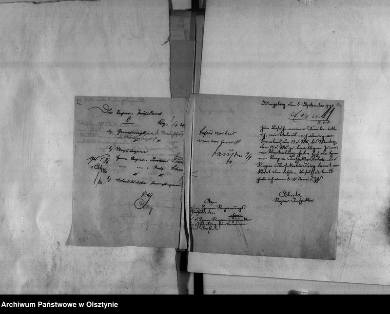 image.from.unit.number "Personal-Akten den Regierungsobersekretär als Büreauvorsteher Franz Schulz"