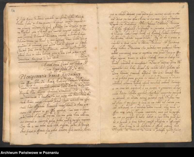 Obraz 11 z jednostki "Protocolon actorum officii consularis Posnaniensis."