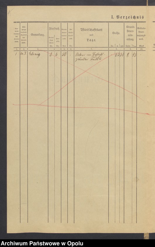 image.from.unit.number "Grund Akten das Grundbuchblatt (Altstadt 54) Zülz 1351 Besitzer: Adolf und Emilia Mehlich"