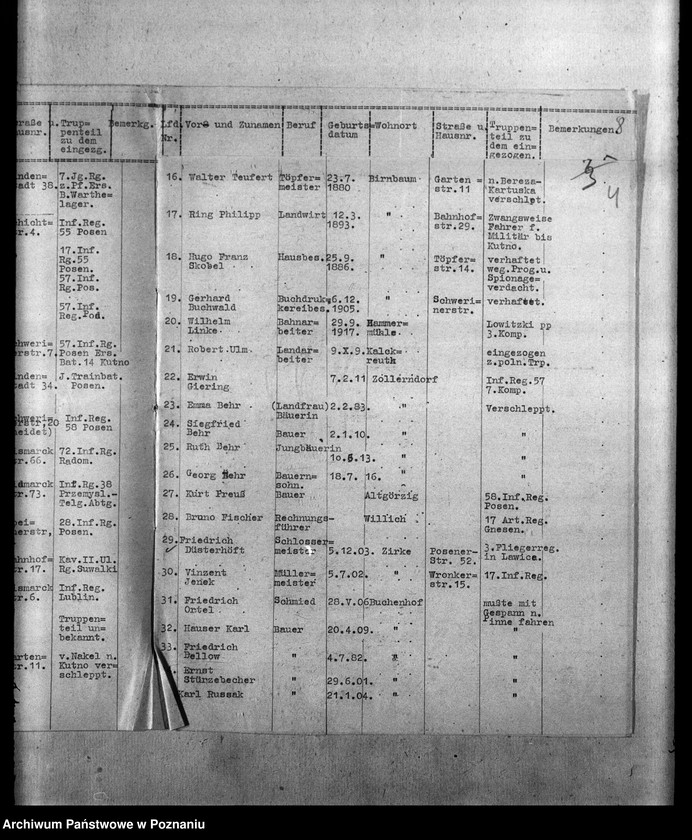 Obraz 8 z jednostki "Amtliche Meldungen Kreis Birubaum (Międzychód)"