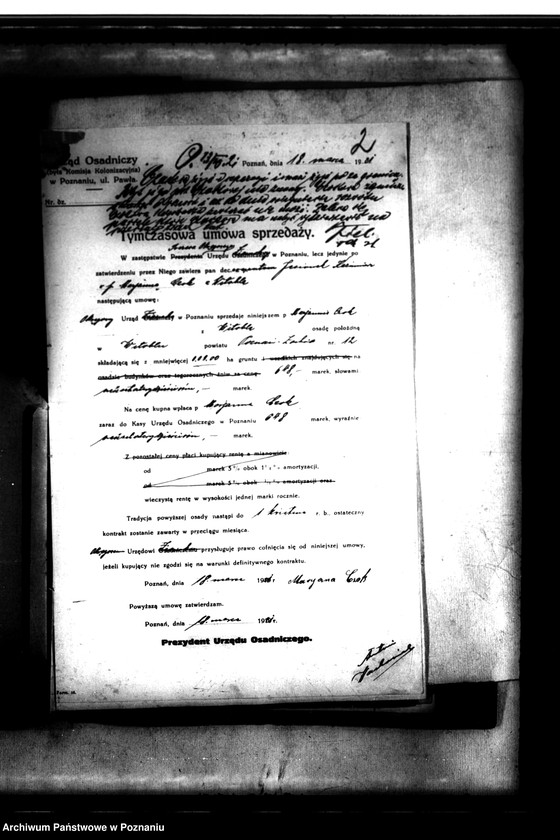 Obraz 6 z jednostki "Parcelacja majątku Witobel powiatu poznańskiego działka nr 12/26. Marianna Czok"