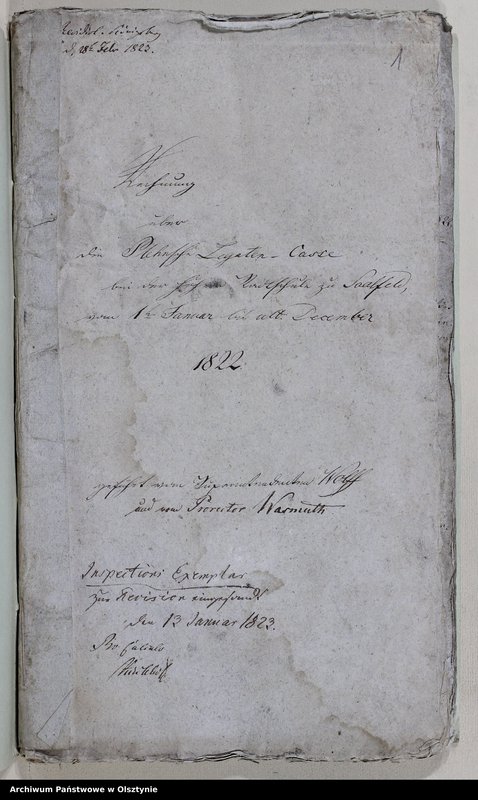 image.from.unit.number "Kirchen Cassen Rechnung der Stadt Kirche zu Saalfeld über Einnahme und Ausgabe"