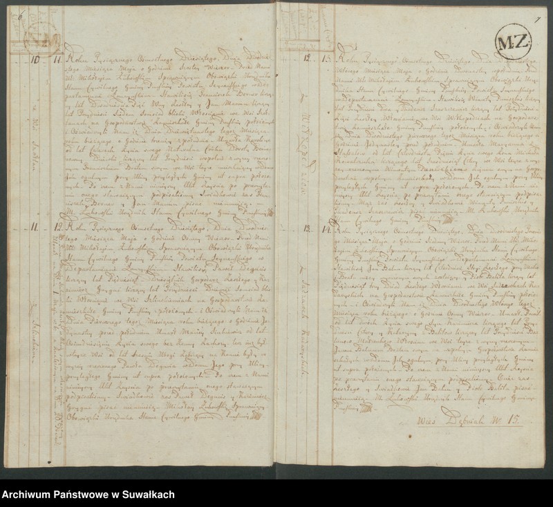 image.from.unit.number "Akta zeszłych gminy puńskiey od 1-go maja 1810"