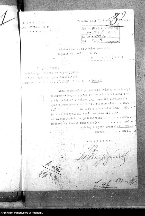 Obraz 13 z jednostki "Pow. lekarz Weterynaryjny Strzelno"