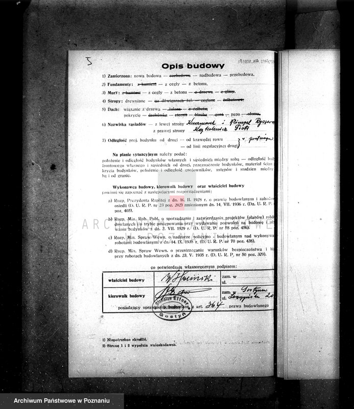 Obraz 10 z jednostki "Warsztat wulkanizacyjny J. Dabrowskiego w Gostyniu nr woj. kotła 6508"