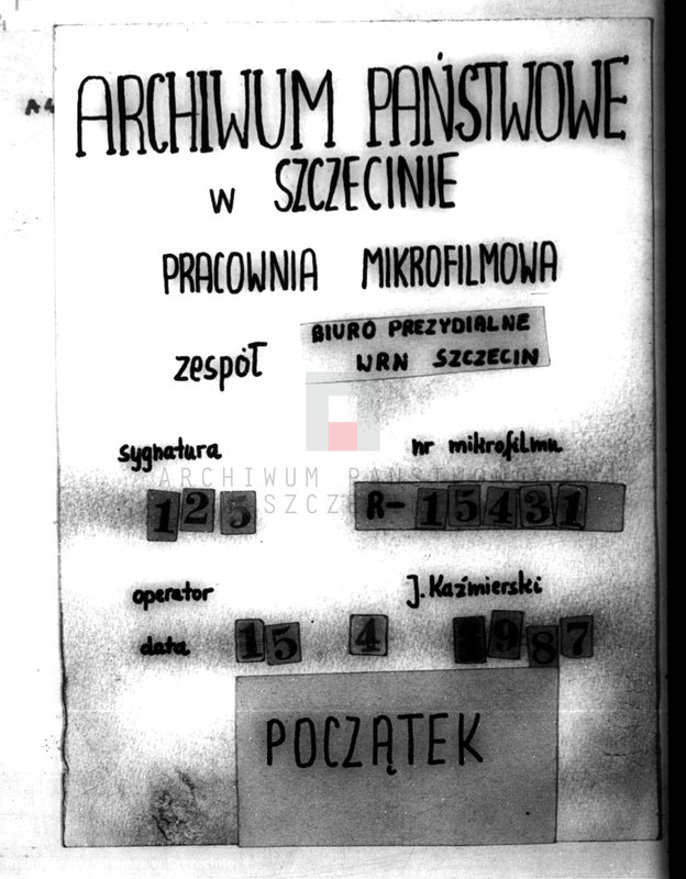 Obraz 1 z jednostki "Sprawozdanie Miejskiej Rady Narodowej w Szczecinie z działalności w roku 1948"