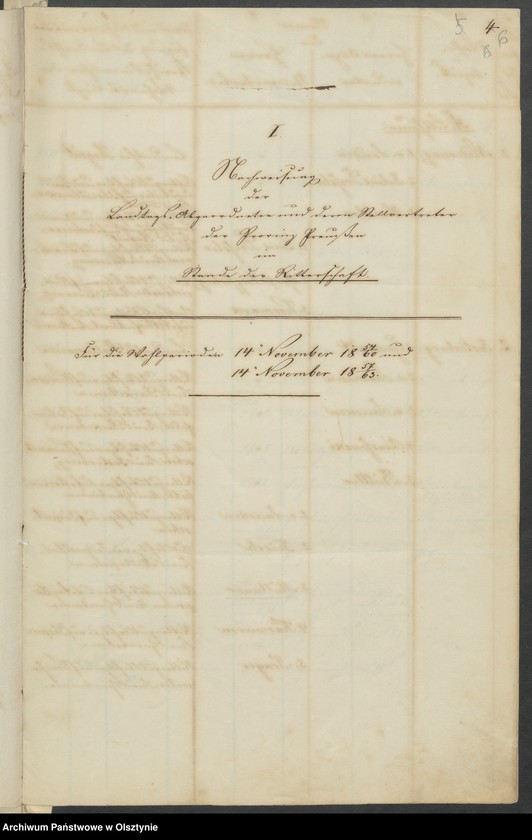 image.from.unit.number "Acta des 15ten Provinzial-Landtages der Stände der Königreichs Preussen. Die Eröffnung und sonstige allgemeine Angelegenheiten des Landtages"