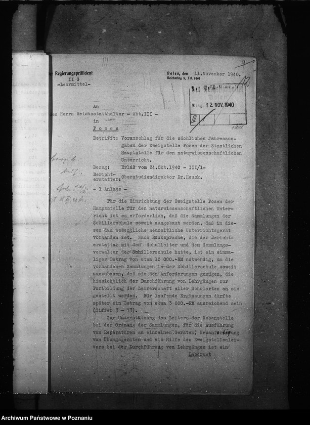 Obraz 16 z jednostki "Sächliche Ausgaben für den naturwissenschaftlischen Unterricht"