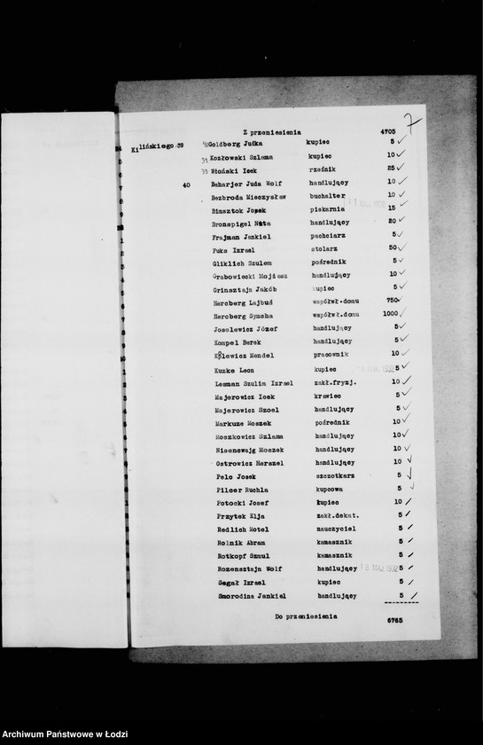 Obraz 10 z jednostki "Rejestr poborczy"