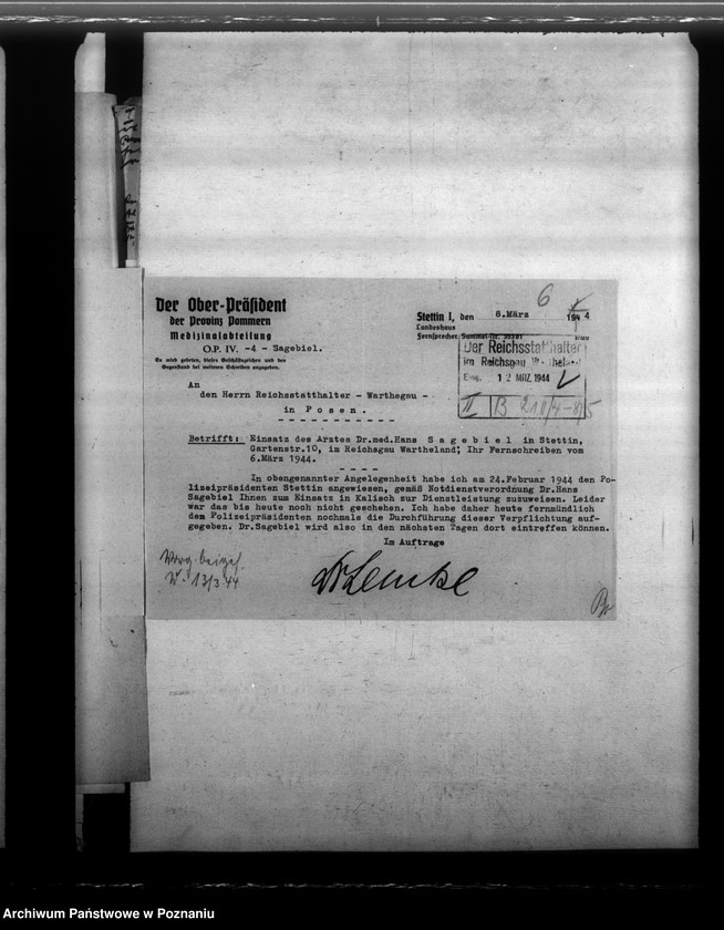 Obraz 10 z jednostki "Notdienstverpflichtung der Ärzte"