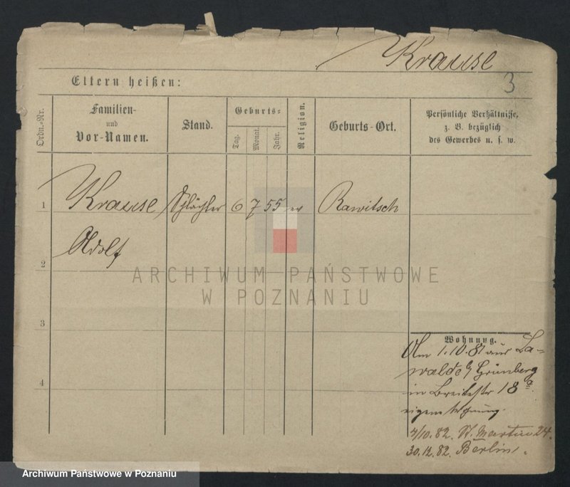 Obraz 3 z jednostki "Krause (samotni mężczyźni i kobiety do Irmgard)"