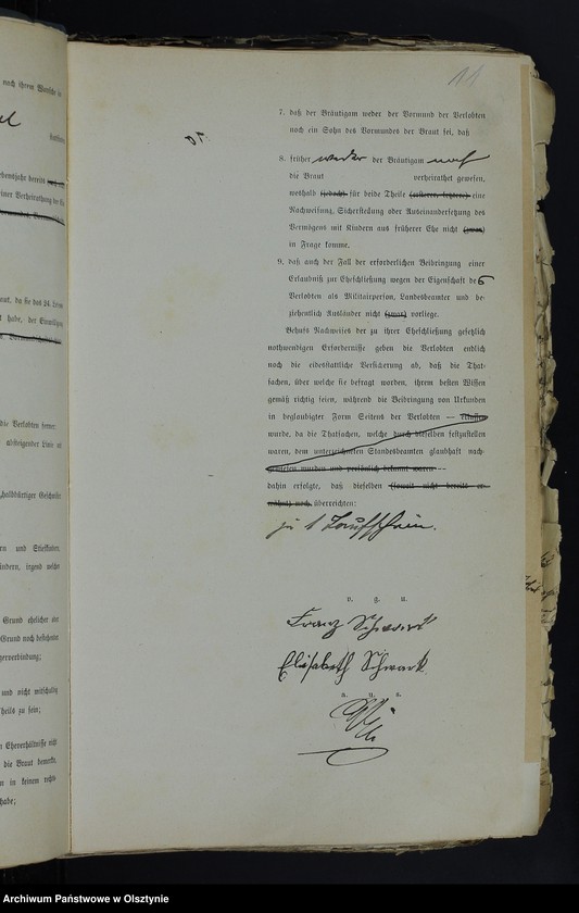 image.from.unit.number "Beläge zum Heiraths-Register"