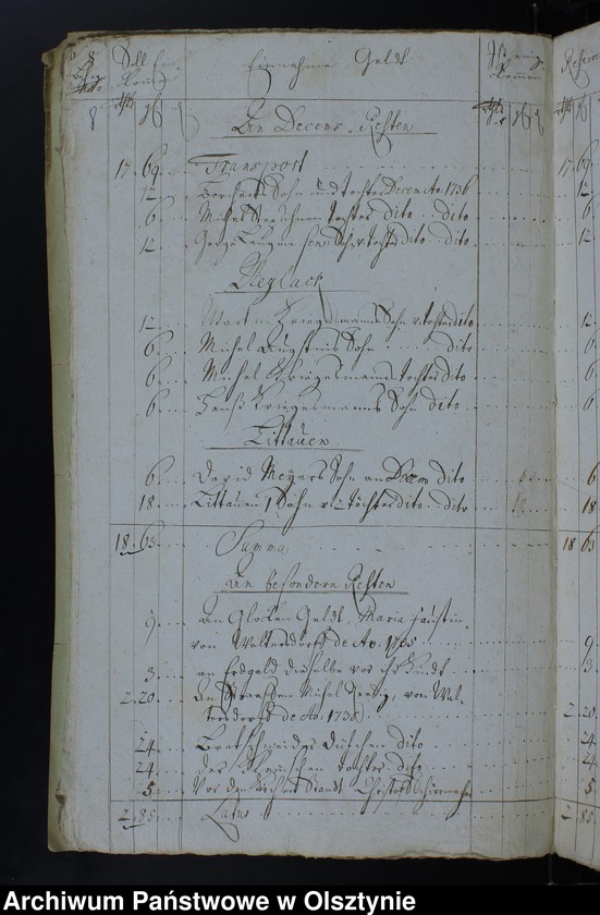 image.from.unit.number "Jahr Kirchen Rechnung der Waltersdorfschen Kirche aller Einnahme und Ausgabe wie auch Bau-Rechnung"
