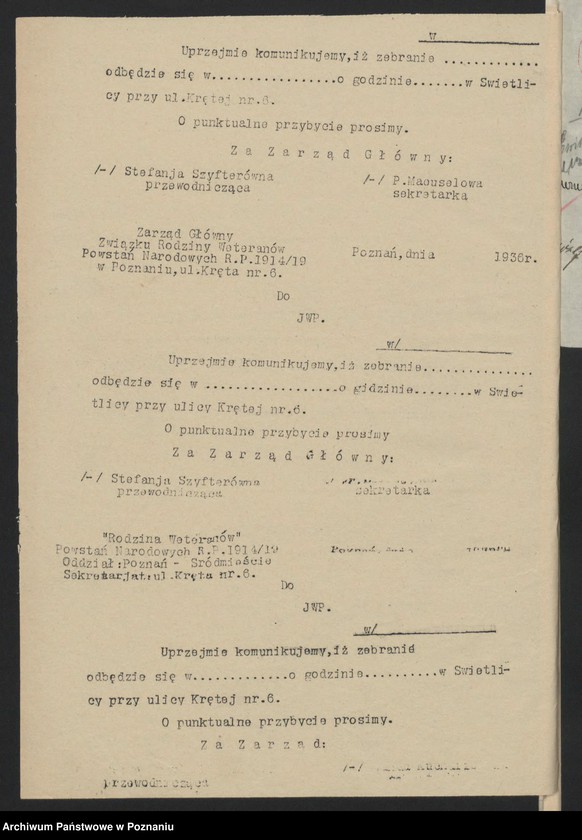 Obraz 10 z jednostki "Jerka, powiat Kościan akta koła."