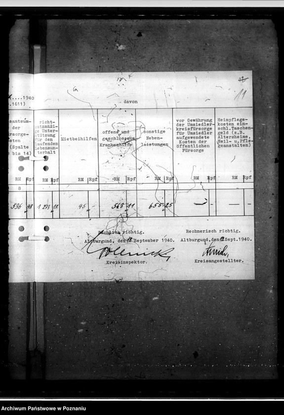 Obraz 17 z jednostki "Umsiedlerkreisfürsorge - Monat August"