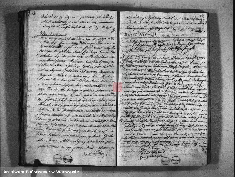 Obraz 19 z jednostki "Akta urodzeń, małżeństw i zgonów"