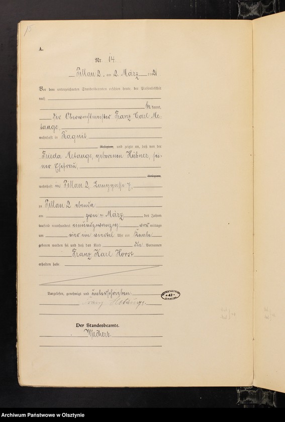 image.from.unit.number "Geburts-Haupt-Register Nr 1 - 96"