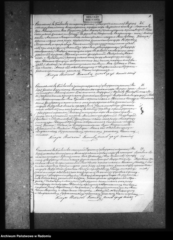 image.from.unit.number "Dublikat aktov o rodivšihsâ, brakosoče6avšihsâ i umerših v prihode Głovačev za 1881god"