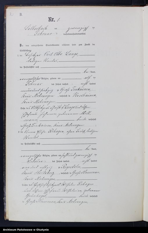 image.from.unit.number "Heiraths-Neben-Register Nr 1 - 16"