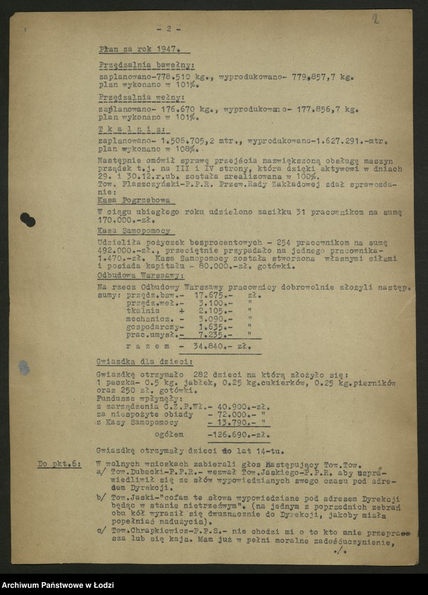 Obraz 3 z jednostki "Protokoły kół PPR z różnych zakładów"