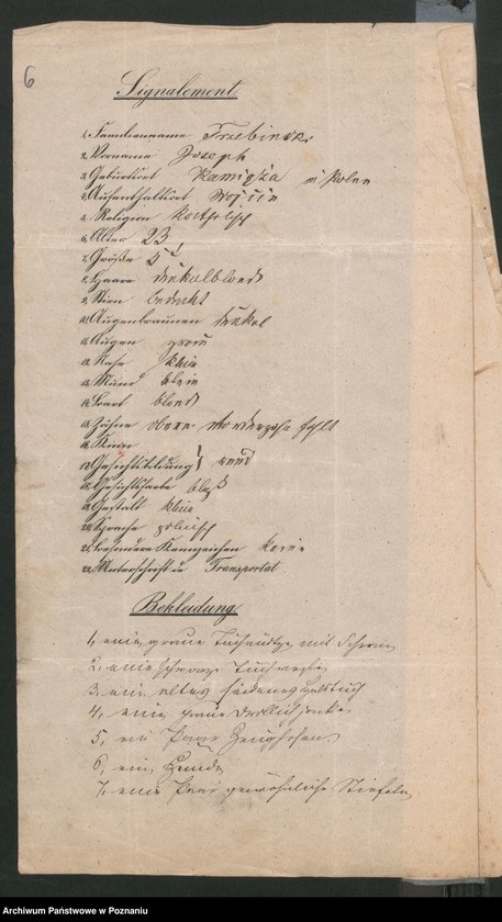 Obraz 10 z jednostki "A. betr. den polnischen Überläufer Joseph Trzebiński"