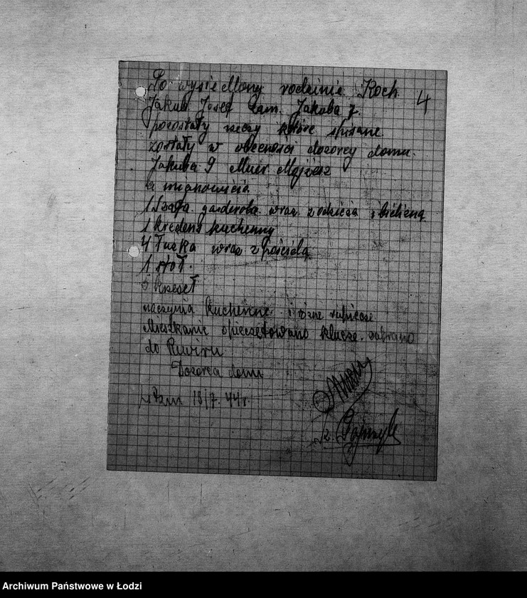 Obraz 7 z jednostki "[Korespondencja z Referatem Opiekuńczym, głównie w sprawach spadków po zmarłych]"