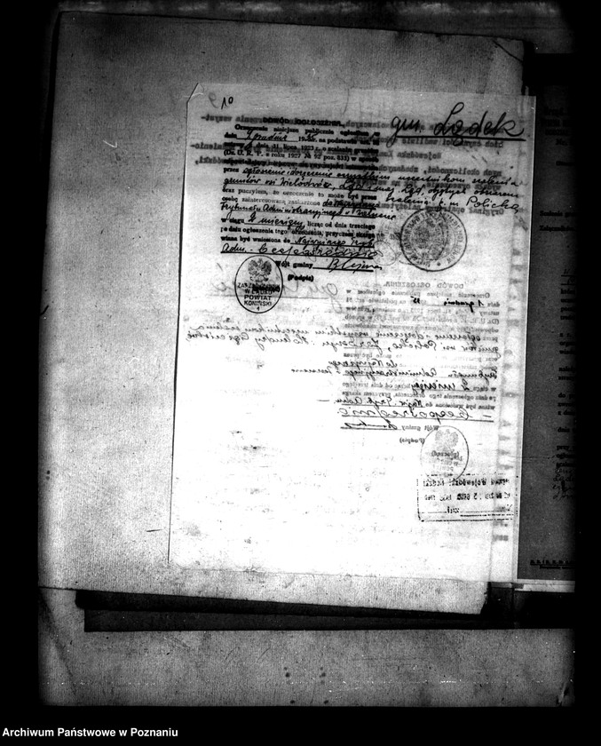 Obraz 14 z jednostki "/Scalenie gruntów wsi Policko powiatu konińskiego/"