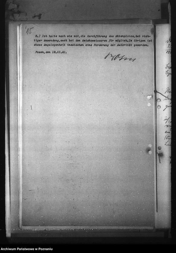 Obraz 19 z jednostki "Aufbau der Registraturen bei den Amtskommissaren"