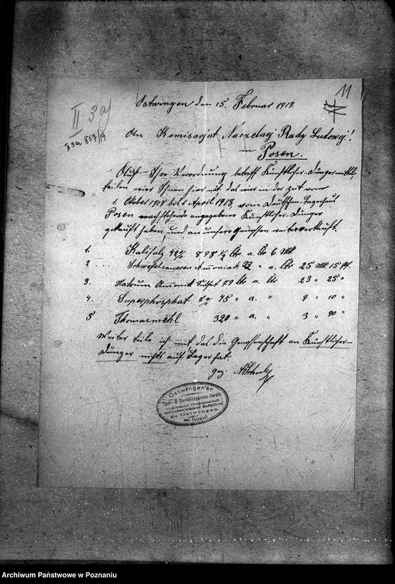 Obraz 16 z jednostki "Sztuczne nawozy zaprzedane w czasie od 1.10.17 - 1.4.1918"