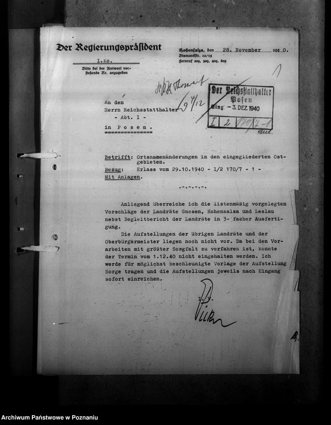 Obraz 5 z jednostki "Ortsnamenänderung Kreis Leslau - Włocławek"