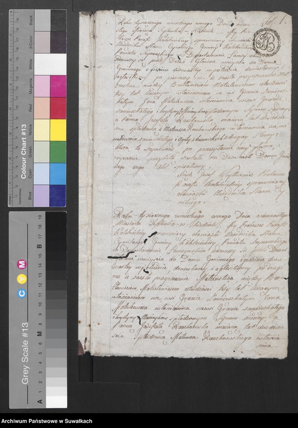 image.from.unit.number "Akta Małżeństwa Gminy Kaletnickiey z Roku 1808"