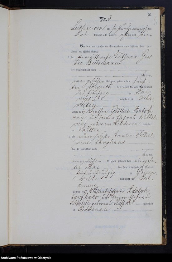 image.from.unit.number "Heiraths-Neben-Register Nr 1 - 9"