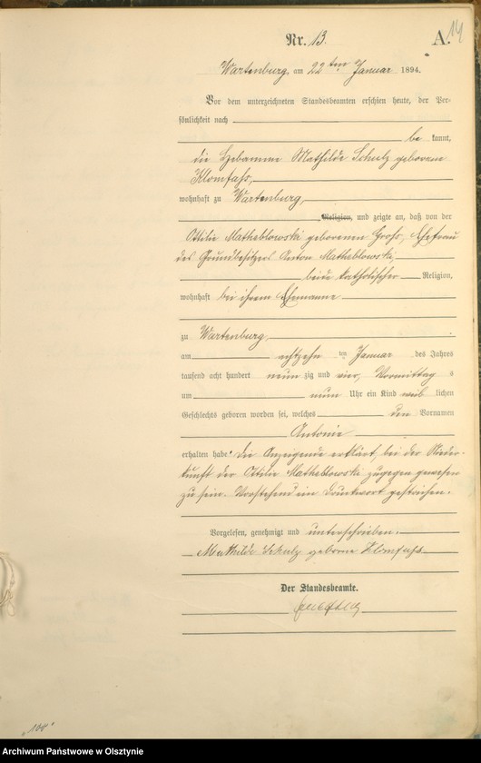 image.from.unit.number "Geburts-Haupt-Register Nr 1 - 218"