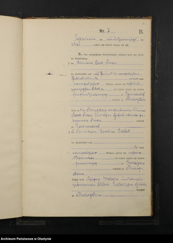 image.from.unit.number "Heiraths-Haupt-Register Nr 1 - 27"