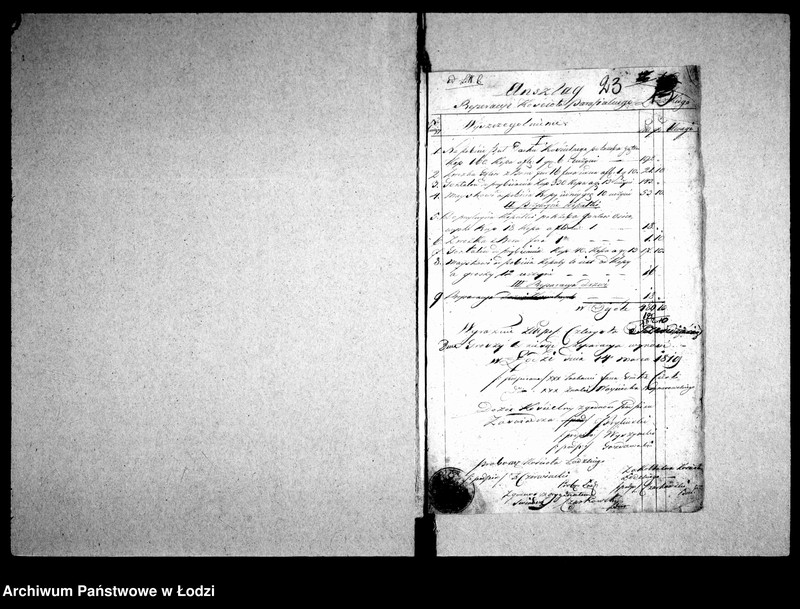 Obraz 18 z jednostki "Akta tyczące się stanu kościoła katolickiego i innych budowli"