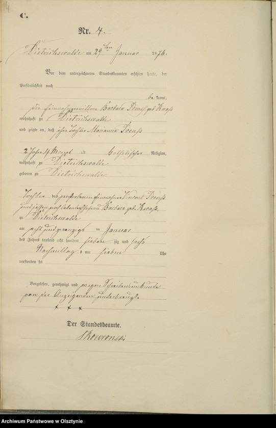 image.from.unit.number "Sterbe-Haupt-Register Nr 1 - 51"