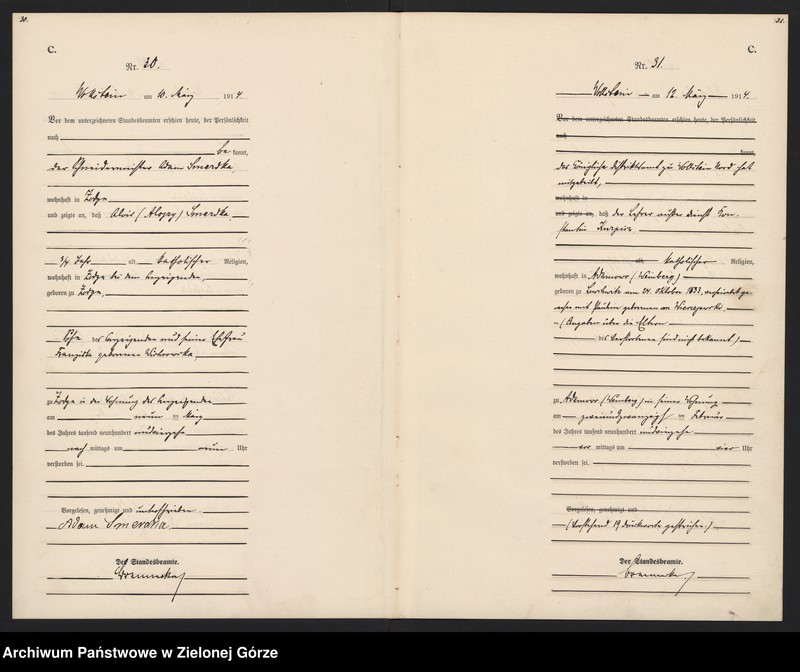 Obraz 18 z jednostki "[Księga zgonów- Wolsztyn wieś]"