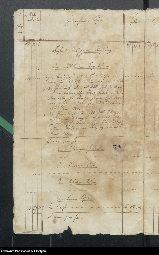 image.from.unit.number "Jahr Kirchen Rechnung über Einnahme und Ausgabe wie auch Bau Rechnung"