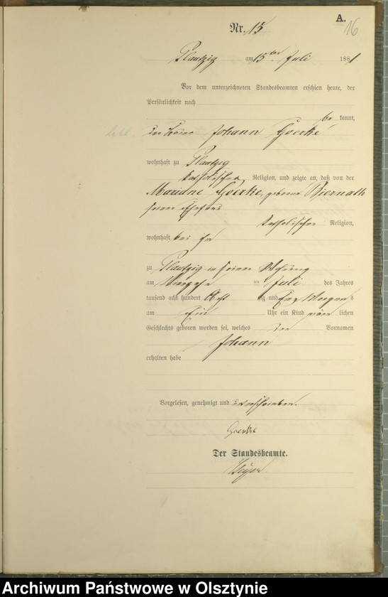 image.from.unit.number "Geburts-Haupt-Register Nr 1 - 22"